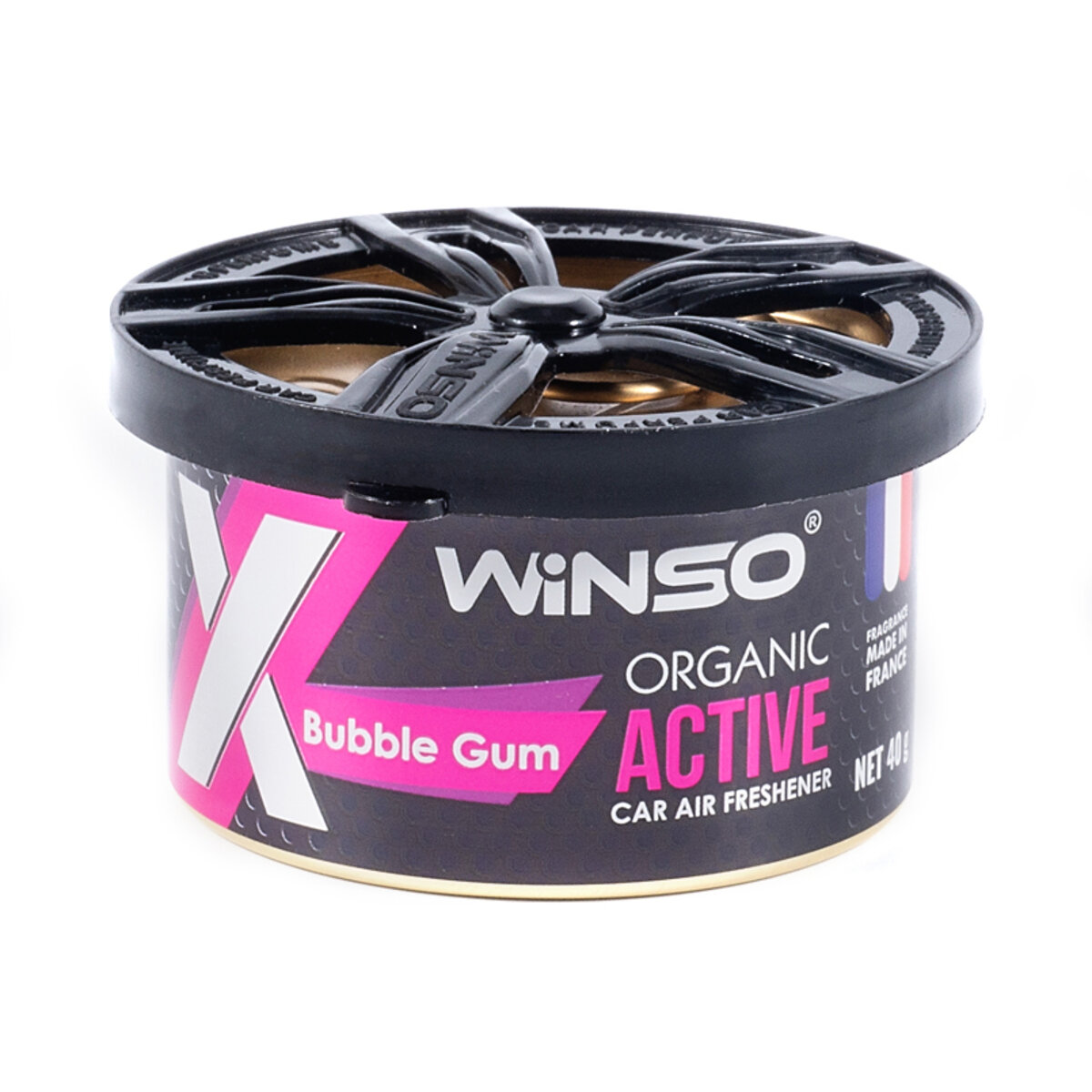 Ароматизатор Winso X Active Organic Bubble Gum гелевий 40г (533660) дивитися фото №1