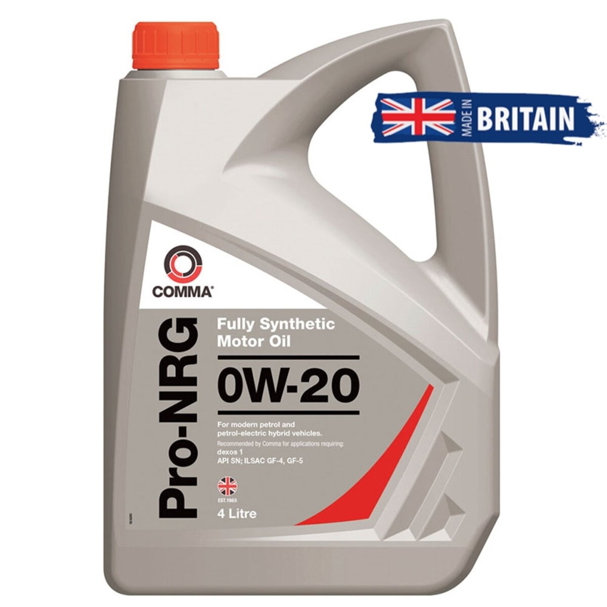 Моторне масло Comma PRO-NRG 0W-20 4л (NRG4L) дивитися фото №1