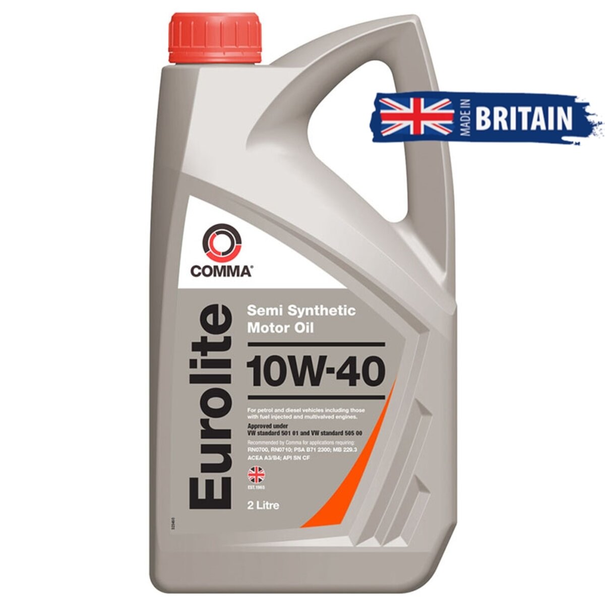 Моторне масло Comma EUROLITE 10W-40 2л (EUL2L) дивитися фото №1
