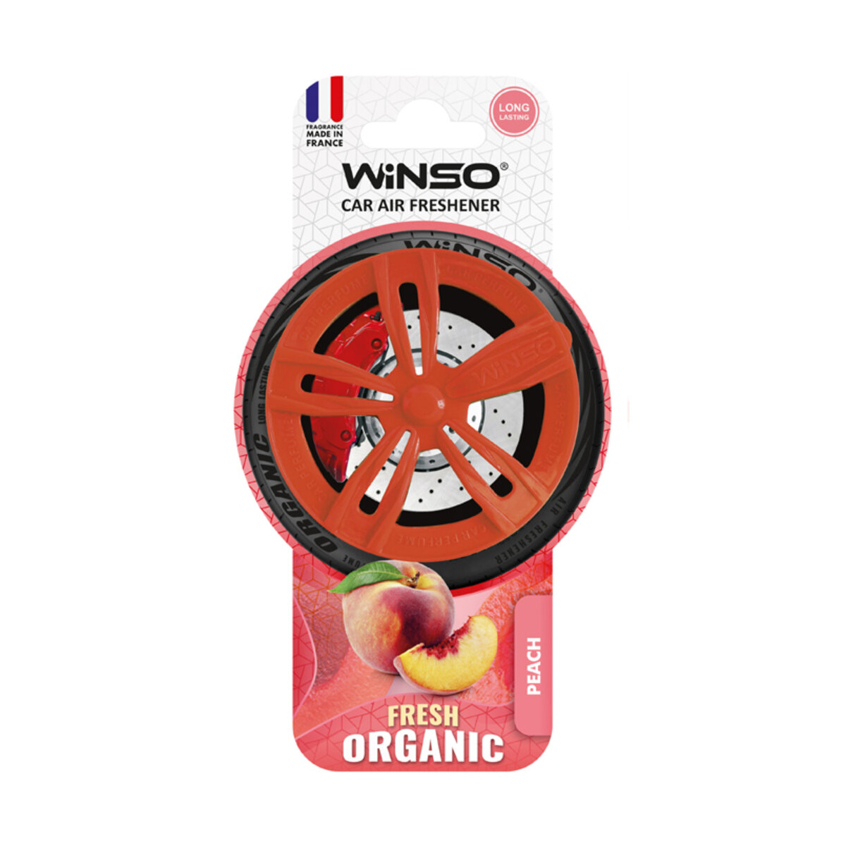 Ароматизатор Winso Organic fresh Peach гелевий (533343) дивитися фото №1