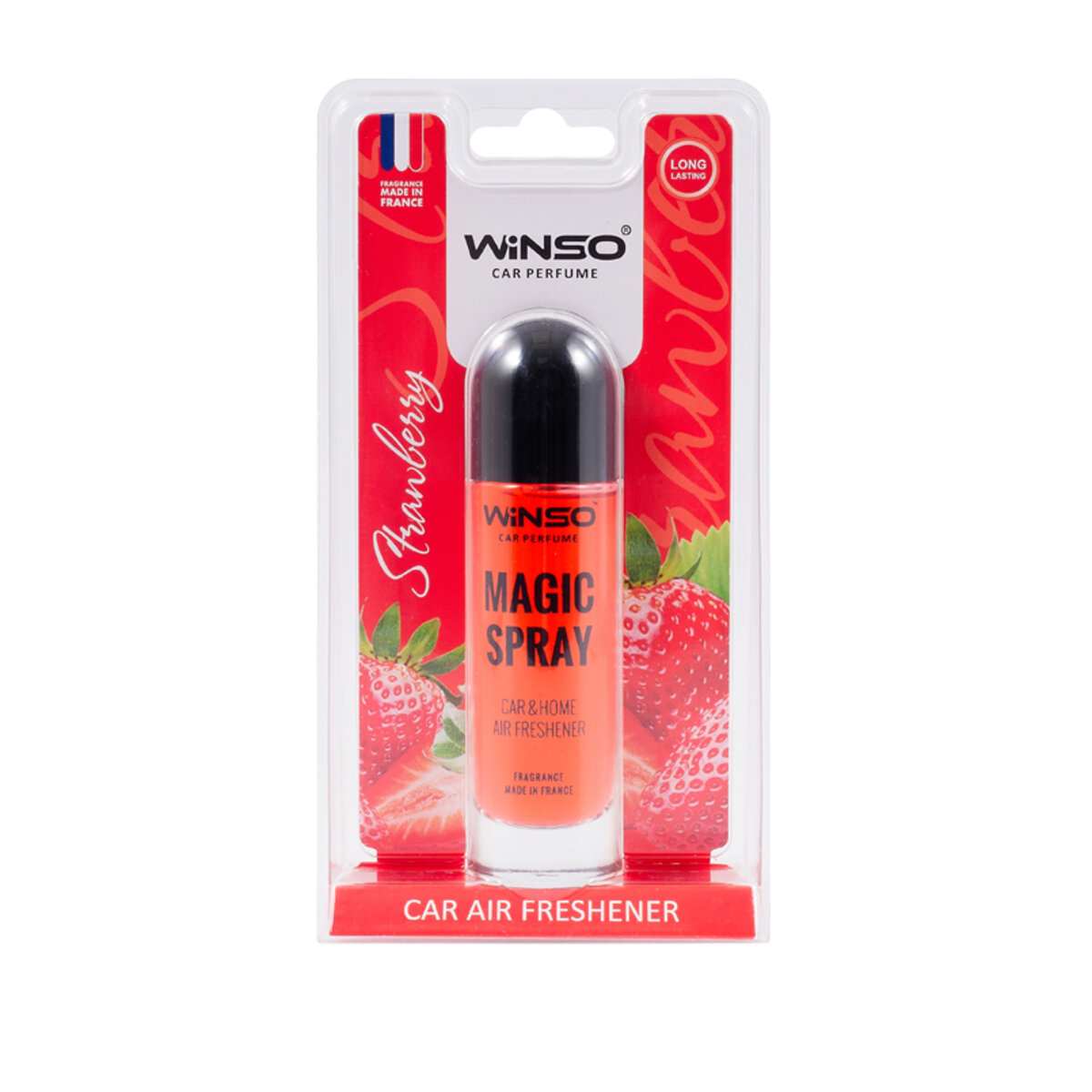 Ароматизатор Winso Magic Spray Strawberry, 30мл 532590 у вигляді спрею (532590) дивитися фото №1