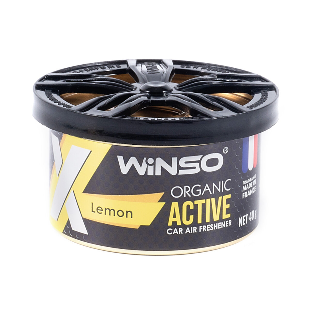 Ароматизатор Winso X Active Organic Lemon гелевий 40г (533680) дивитися фото №1