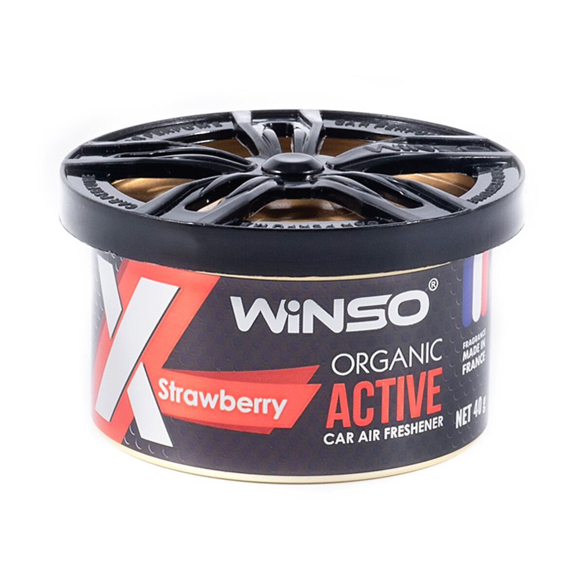 Ароматизатор Winso X Active Organic Strawberry гелевий 40г (533720) дивитися фото №1