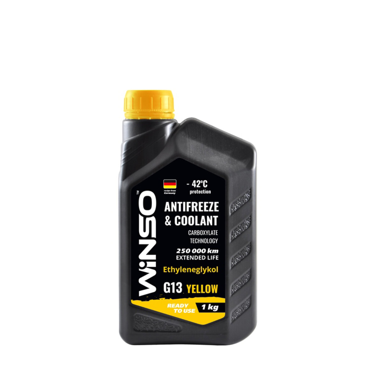 Антифриз Winso Antifreeze & Coolant Yellow -42°C (жовтий) G13, 1кг (880940) дивитися фото №1