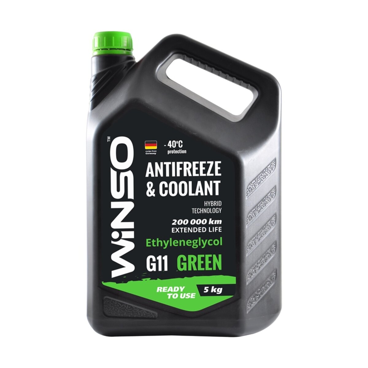 Антифриз Winso Antifreeze & Coolant Green -40°C (зелений) G11, 5кг (880950) дивитися фото №1
