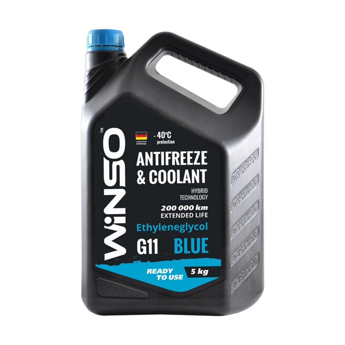 Антифриз Winso Antifreeze & Coolant Blue -40°C (голубий) G11, 5кг (880970) дивитися фото №1