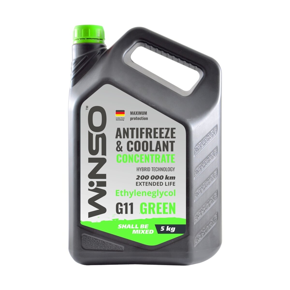 Антифриз Winso Antifreeze & Coolant Green (зелений) концентрат G11, 5кг (881010) дивитися фото №1