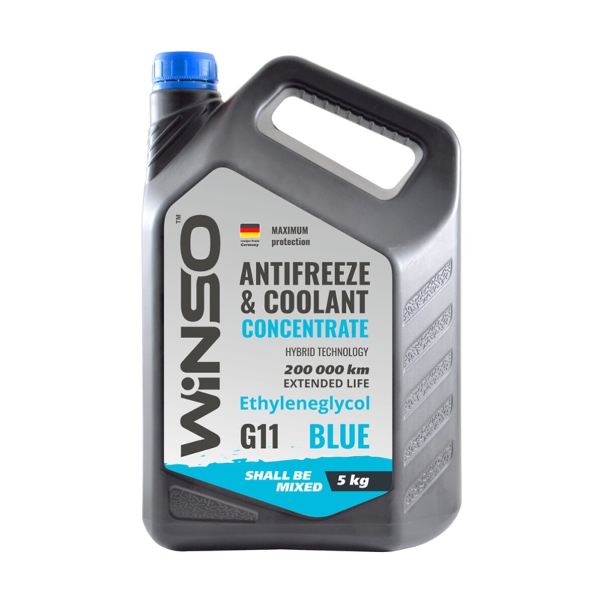 Антифриз Winso Antifreeze & Coolant Blue (голубий) концентрат G11, 5кг (881030) дивитися фото №1