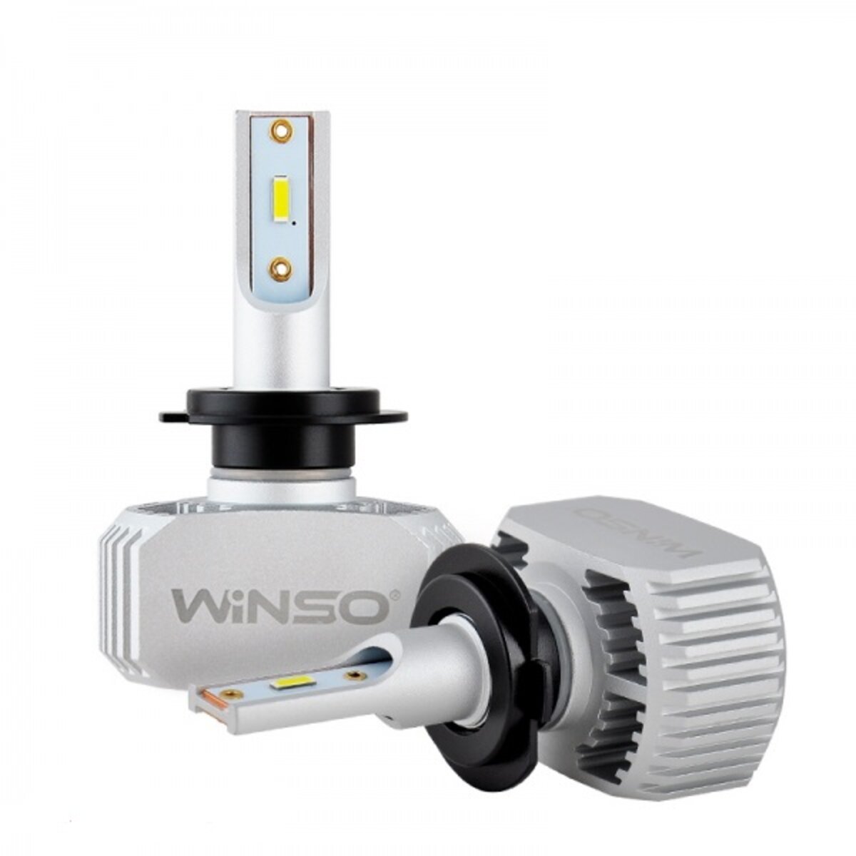 Автолампа Winso LED H7 12/24V 40Вт 5000Лм 6000K PX26d CSP Chip 2шт (792700) дивитися фото №2