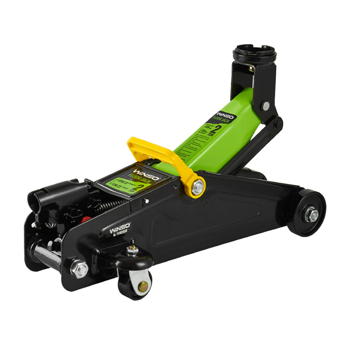 Домкрат гідравлічний підкатний Winso 2т 130-330мм пластиковий кейс 7кг (171710) дивитися фото №3