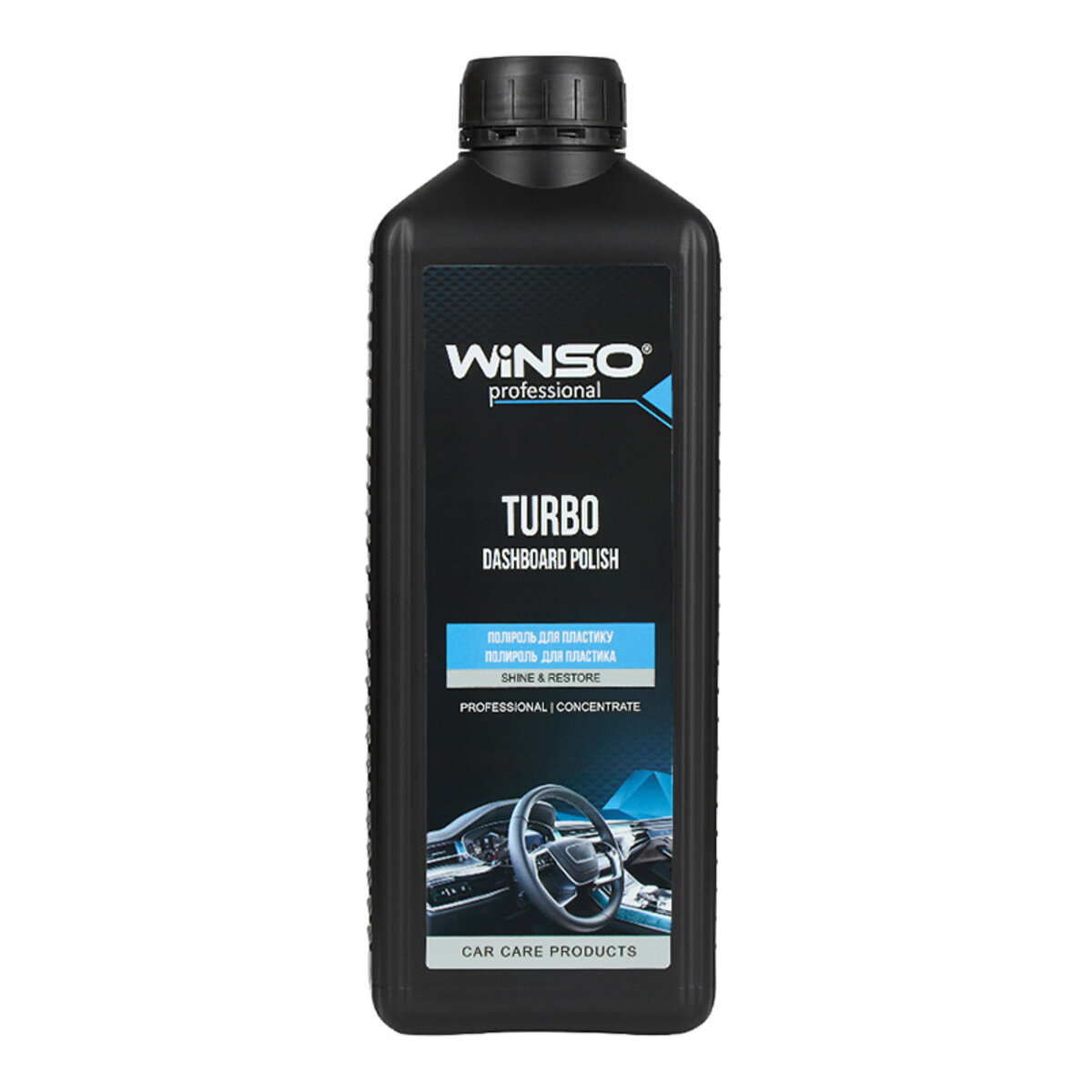 Поліроль-молочко Winso Turbo Cockpit Milk для пластику (концентрат 1:1-1:2) 1л (880730) дивитися фото №1