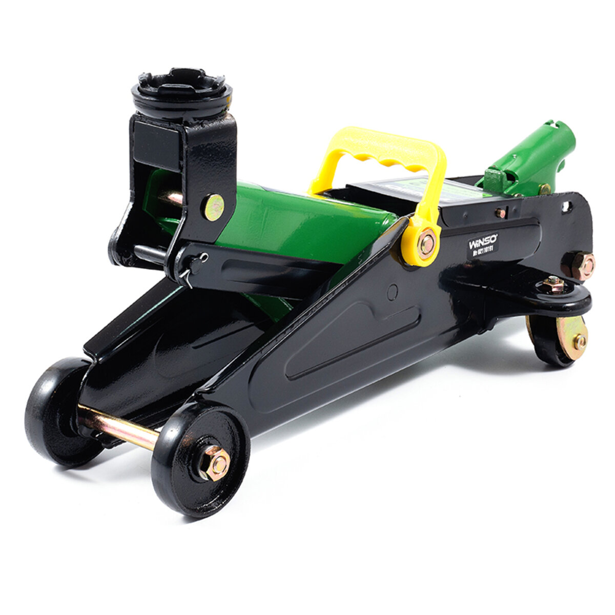 Домкрат гідравлічний, підкатний, 2т, 8,5 кг, висота 135-335мм, картонна упаковка (171850) дивитися фото №5