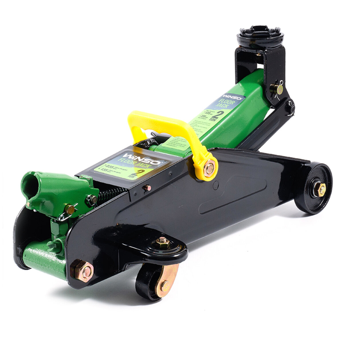 Домкрат гідравлічний, підкатний, 2т, 8,5 кг, висота 135-335мм, картонна упаковка (171850) дивитися фото №4