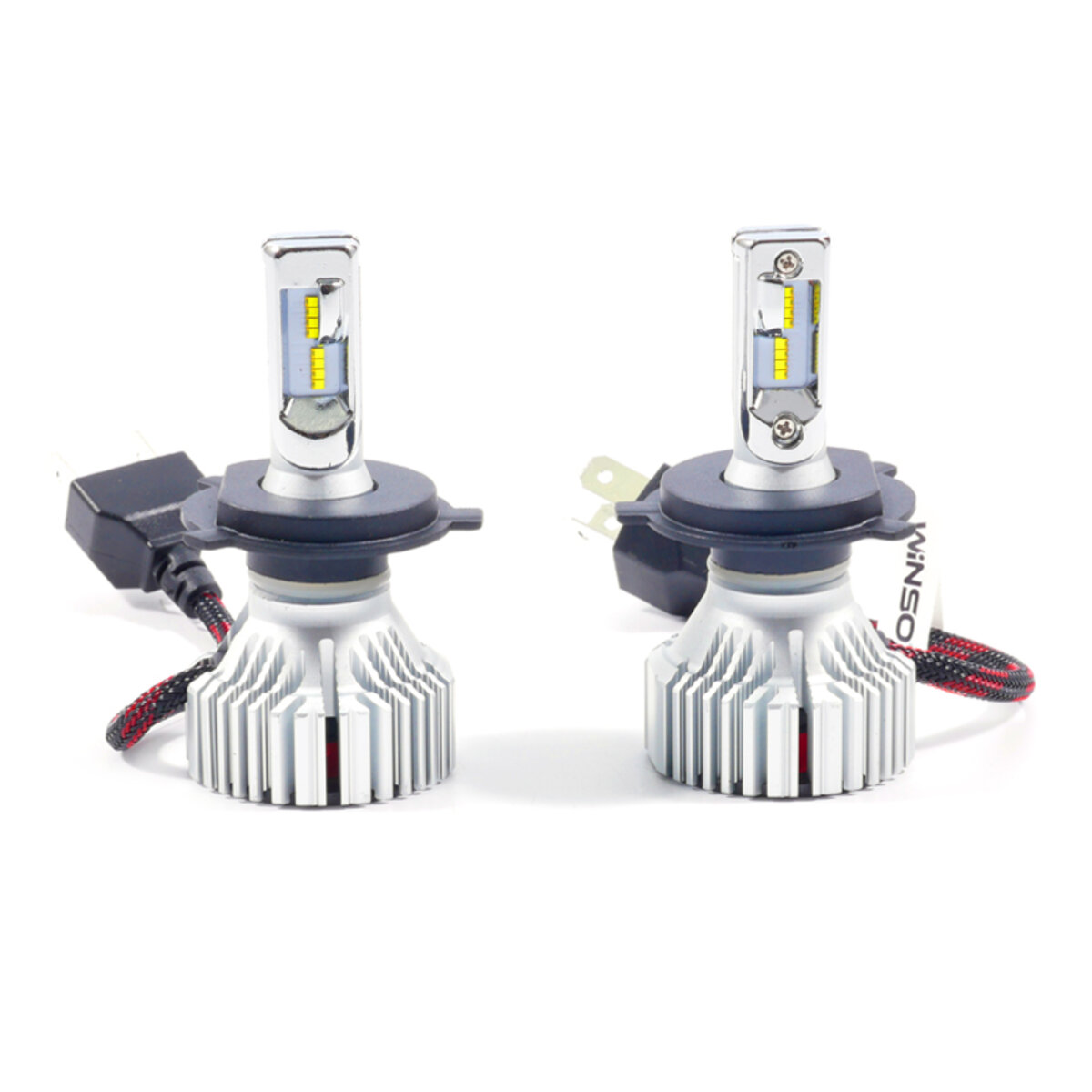 LED автолампа Winso H4 12/24V 60W 8000Lm 6500К ZES Chip, 2шт (798400) дивитися фото №6