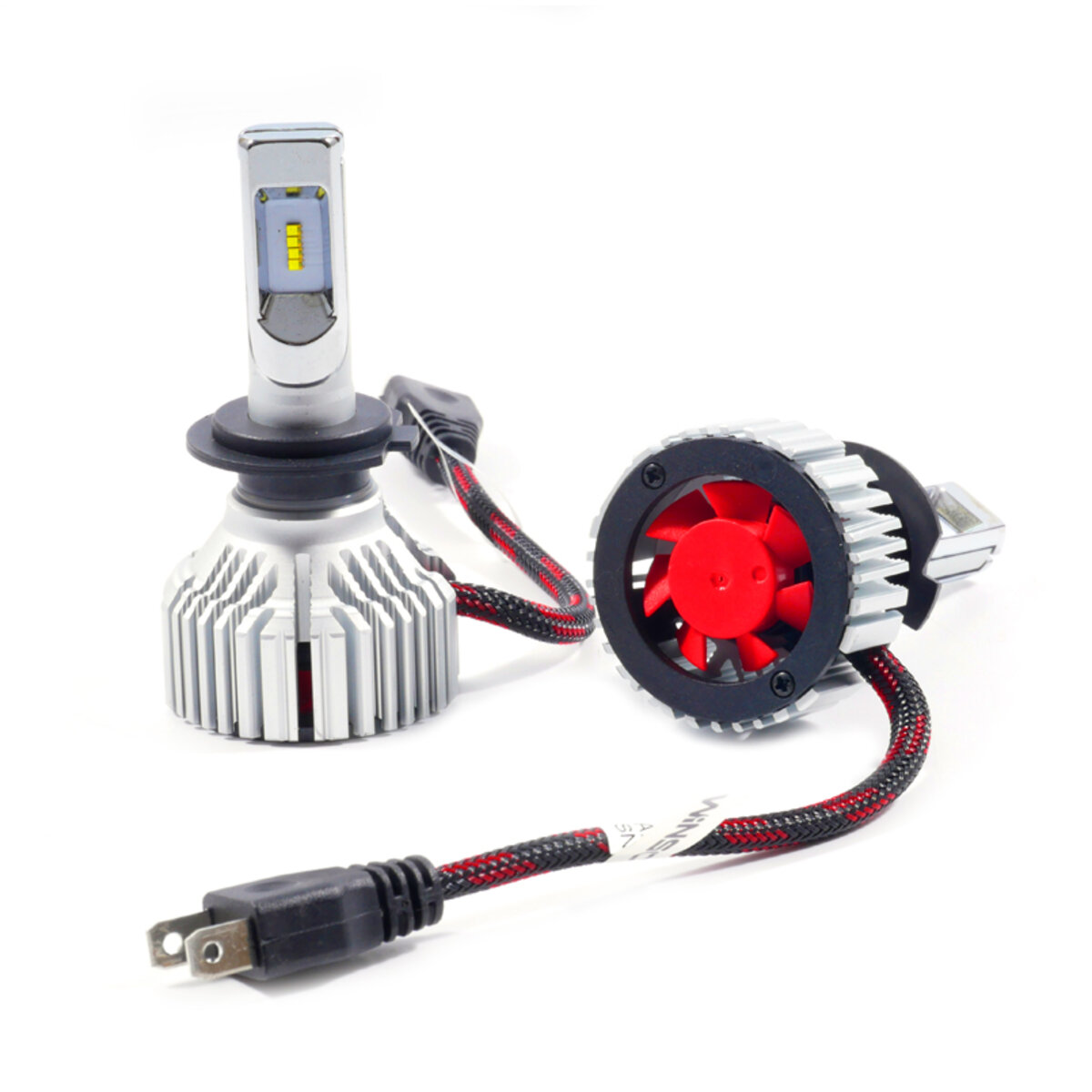 LED автолампа Winso H7 12/24V 60W 8000Lm 6500К ZES Chip, 2шт (798700) дивитися фото №4