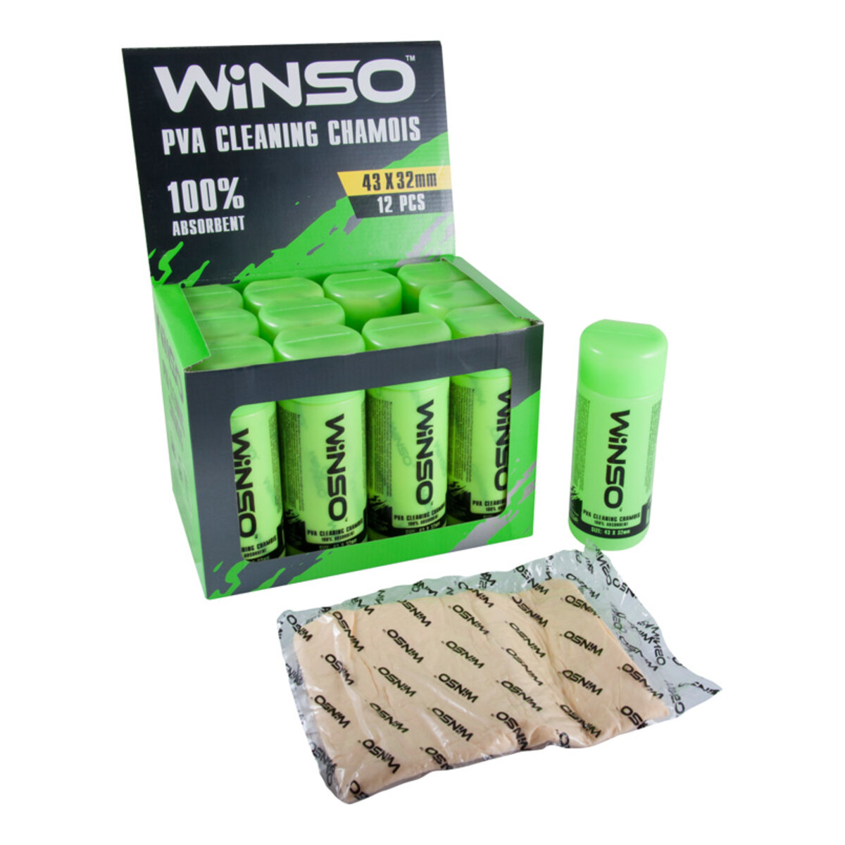 Ганчірка PVA в тубі Winso, 43x32см (150400) дивитися фото №1