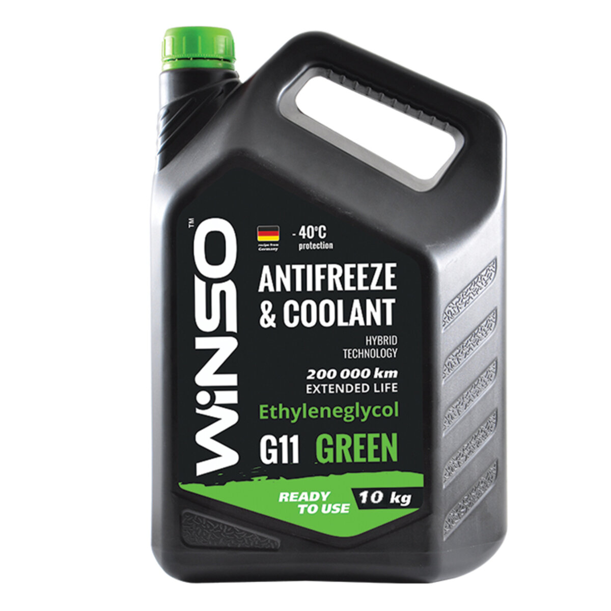 Антифриз Winso Antifreeze & Coolant Green -40°C (зелений) G11, 10кг (881070) дивитися фото №1