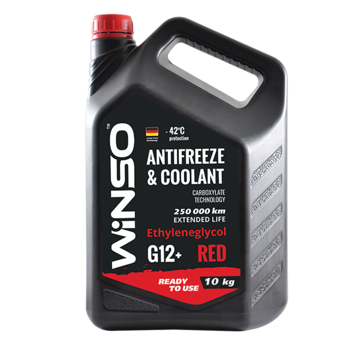 Антифриз Winso Antifreeze & Coolant Red -42°C (червоний) G12+, 10кг (881050) дивитися фото №1