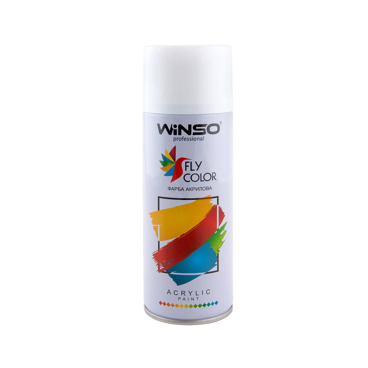 Фарба акрилова Winso Spray 450мл білий глянц (GLOSS WHITE/RAL9010) (880130) дивитися фото №1