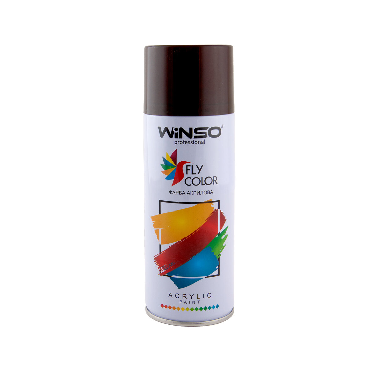 Фарба акрилова Winso Spray 450мл вишневий (WINE RED/RAL3005) (880380) дивитися фото №1