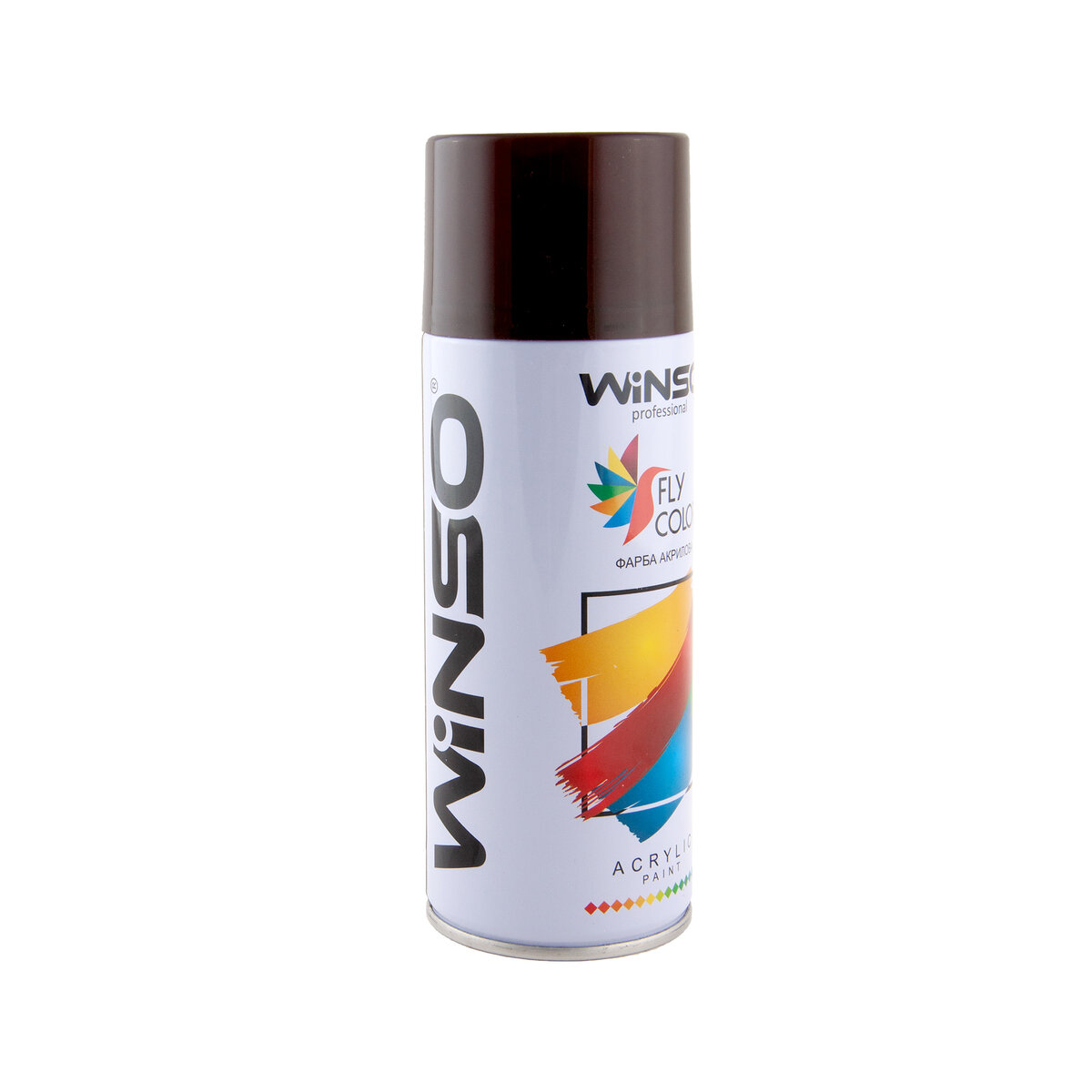 Фарба акрилова Winso Spray 450мл коричневий (BROWN/RAL3007) (880220) дивитися фото №2