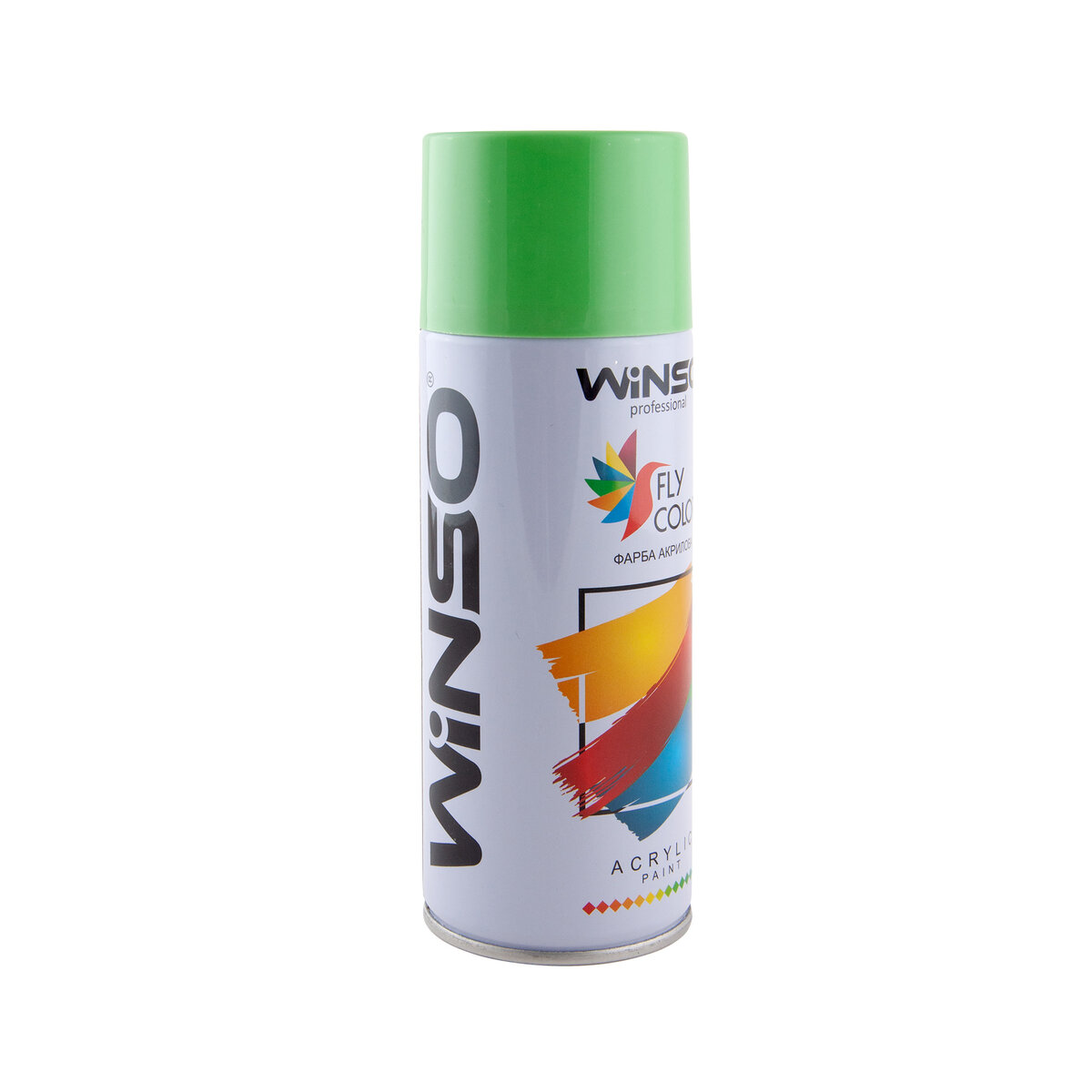 Фарба акрилова Winso Spray 450мл салатово-зелений (LIGHT GREEN/RAL6018) (880280) дивитися фото №2