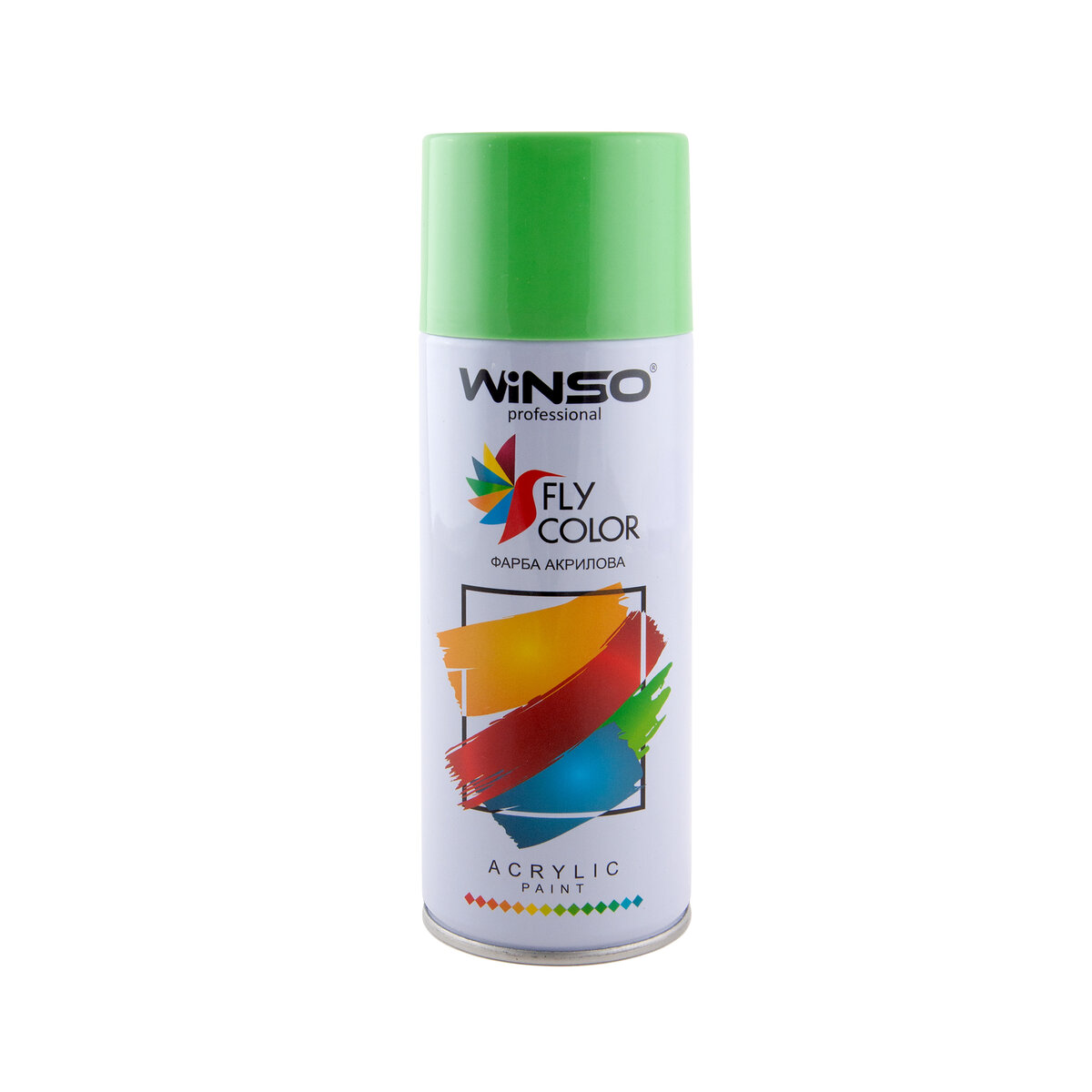 Фарба акрилова Winso Spray 450мл салатово-зелений (LIGHT GREEN/RAL6018) (880280) дивитися фото №1