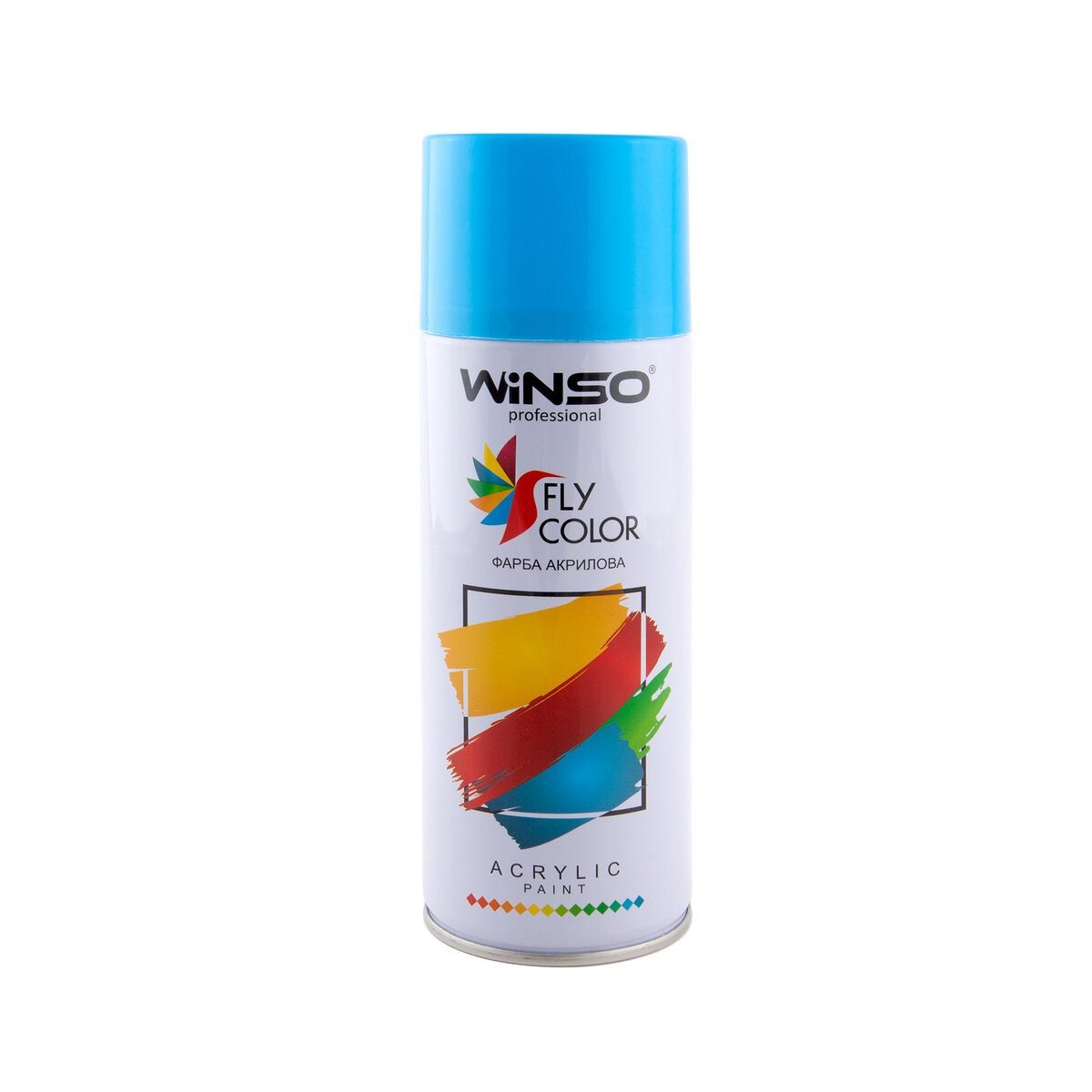 Фарба акрилова Winso Spray 450мл світло-блакитний (LIGHT BLUE/RAL5012) (880270) дивитися фото №1