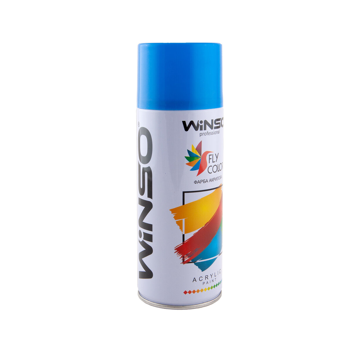 Фарба акрилова Winso Spray 450мл синій (TRAFFIC BLUE/RAL5017) (880310) дивитися фото №2