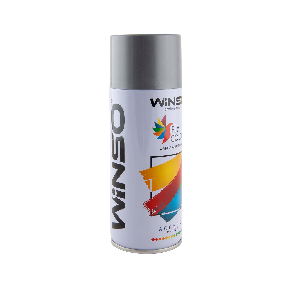 Фарба акрилова Winso Spray 450мл срібно-сірий (SILVER GREY/RAL9022) (880340) дивитися фото №2