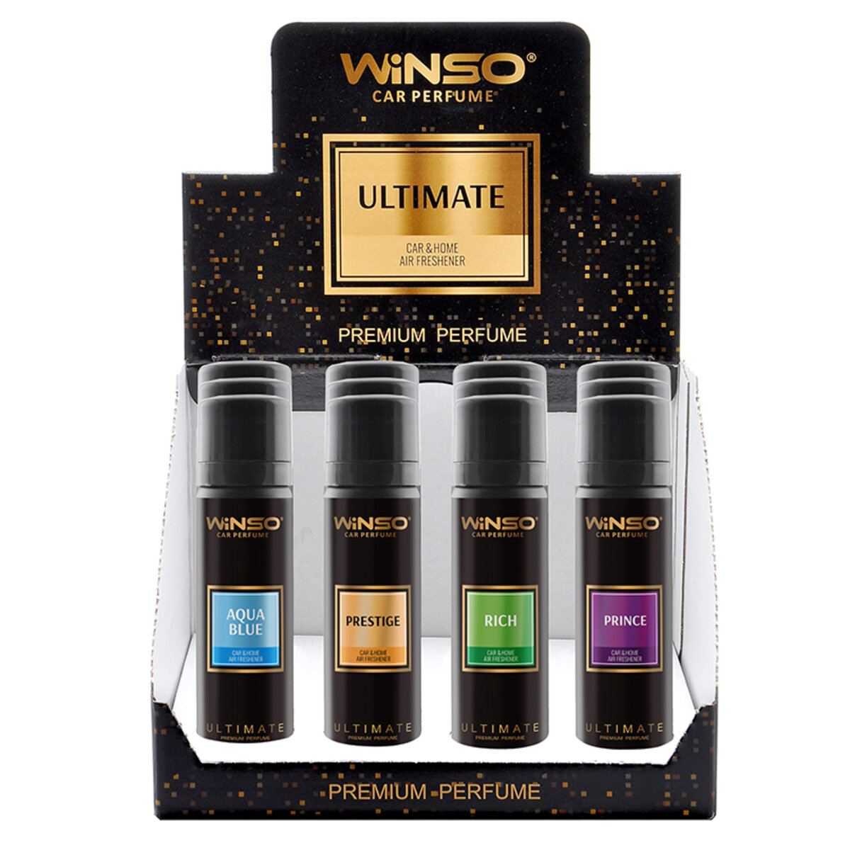 Освіжувач повітря WINSO ULTIMATE аерозольний спрей 75мл MIX (830220) дивитися фото №1