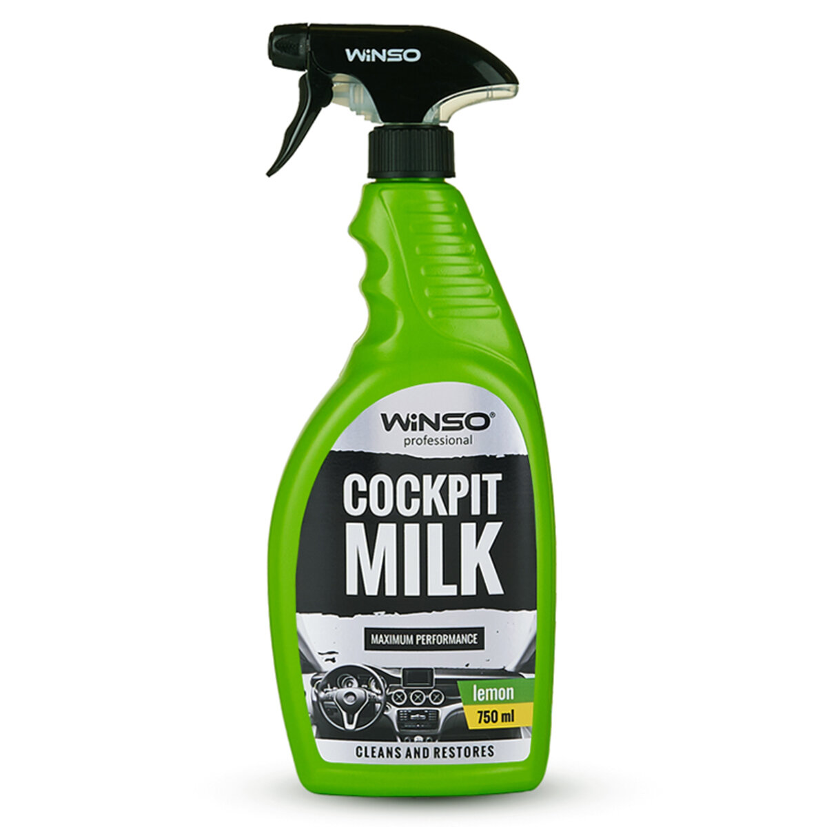 Поліроль-молочко для панелі приладів Professional Cockpit milk Lemon, 750мл (875120) дивитися фото №1