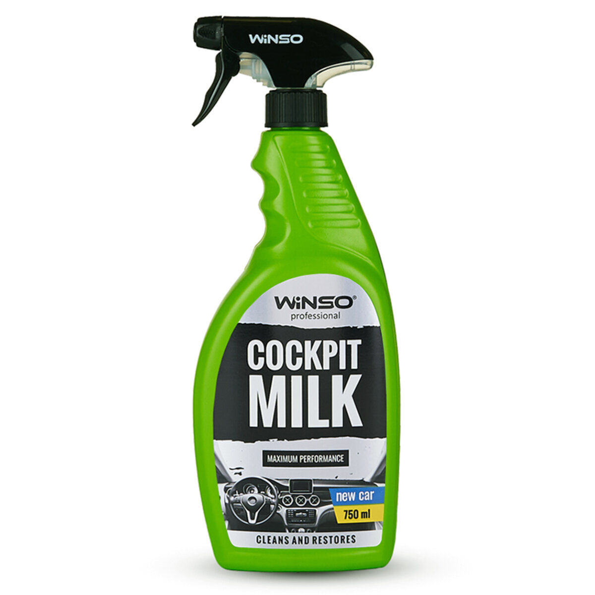 Поліроль-молочко для панелі приладів Professional Cockpit milk New Car, 750мл (875121) дивитися фото №1