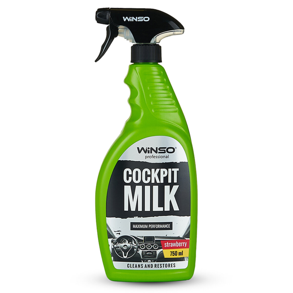 Поліроль-молочко для панелі приладів Professional Cockpit milk Strawberry, 750мл (875123) дивитися фото №1