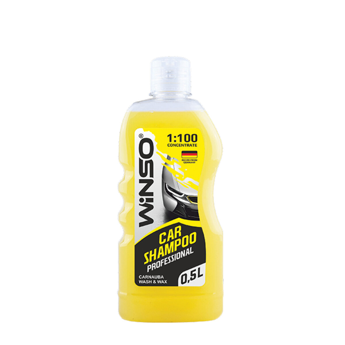Автошампунь Winso концентрат Car Shampoo Carnauba Wash&Wax, 0,5л (810890) дивитися фото №1