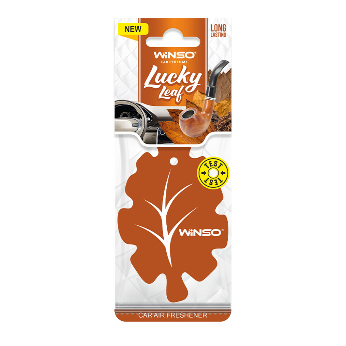 Автомобільний Освіжувач повітря Winso Lucky Leaf, целюлозний ароматизатор, Anti Tobacco (537850) | Аромат: Антитютюн дивитися фото №1