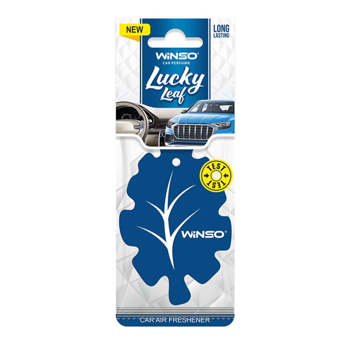 Автомобільний Освіжувач повітря Winso Lucky Leaf, целюлозний ароматизатор, New Car (537920) | Аромат: Нова машина дивитися фото №1