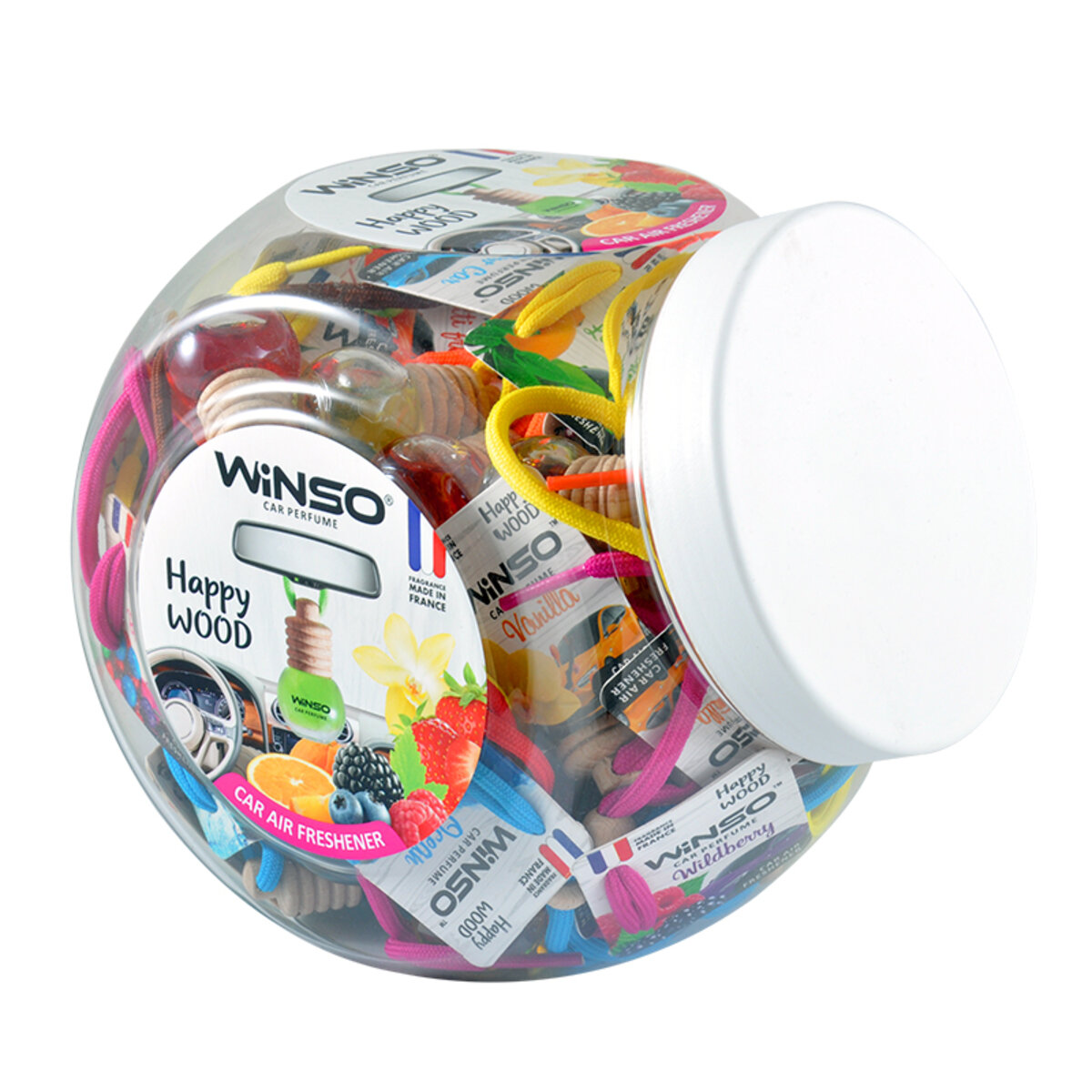 Автомобільний Ароматизатор Winso Happy Wood Green Tea (набір міксів) (500000) | Аромат: дивитися фото №1