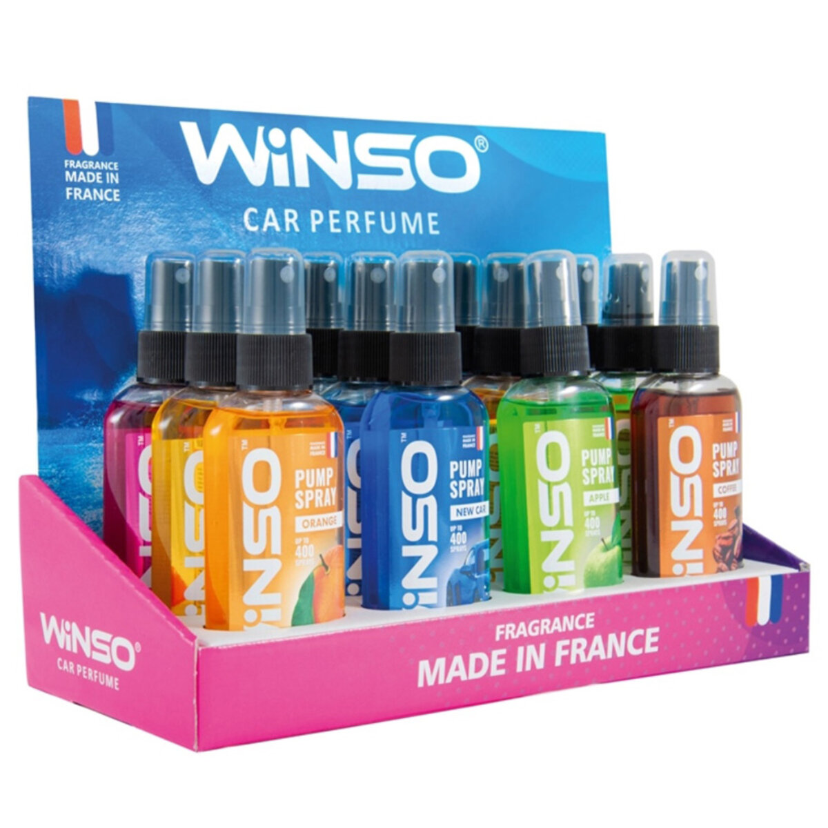 Ароматизатор Winso Pump Spray MIX №1, 75мл, 12шт набір (500001) дивитися фото №2