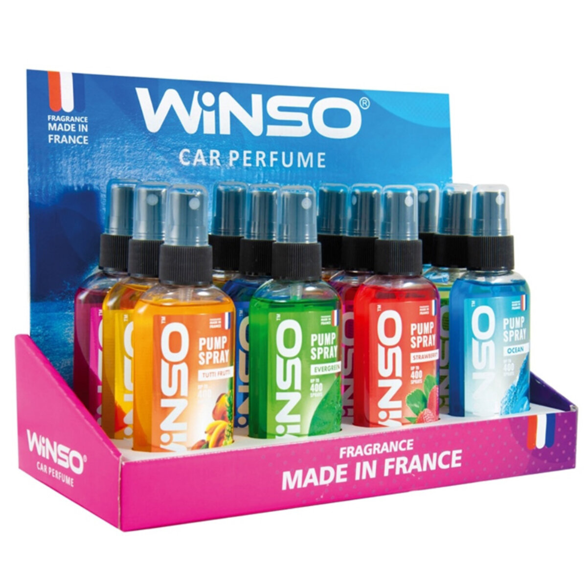 Ароматизатор Winso Pump Spray MIX №2, 75мл, 12шт набір (500002) дивитися фото №2