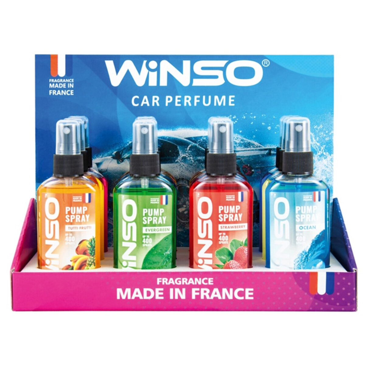 Ароматизатор Winso Pump Spray MIX №2, 75мл, 12шт набір (500002) дивитися фото №1