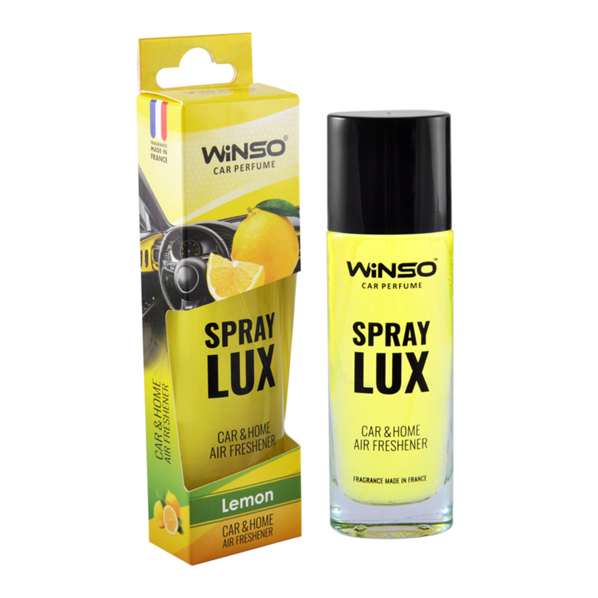 Ароматизатор Winso Spray Lux Lemon, 55мл у вигляді спрею (532110) дивитися фото №1