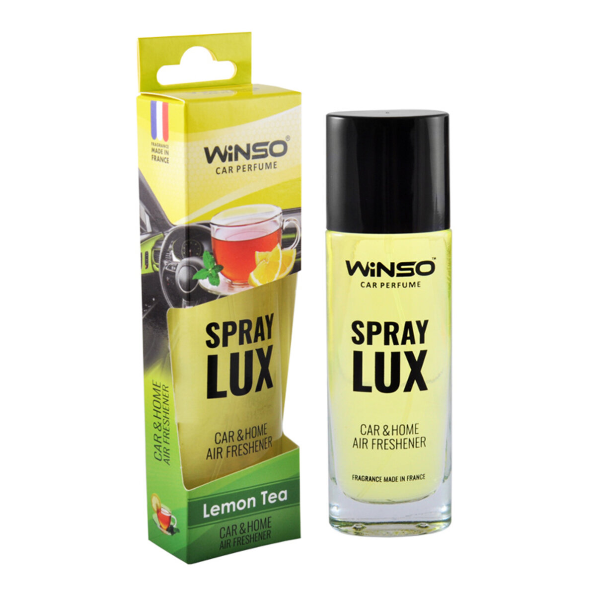 Ароматизатор Winso Spray Lux Lemon Tea, 55мл у вигляді спрею (532100) дивитися фото №1