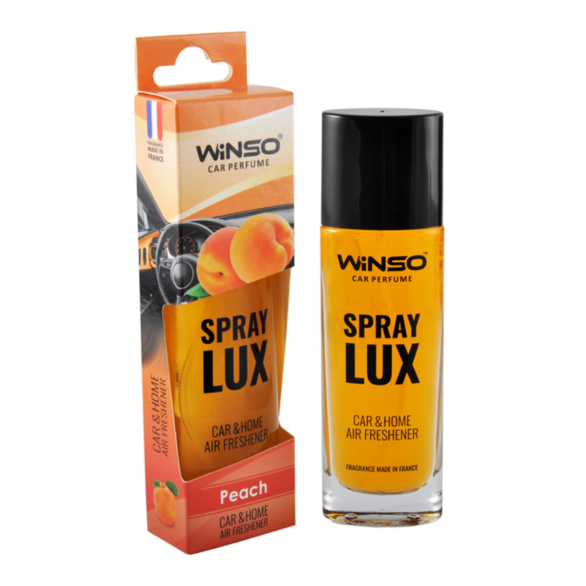 Ароматизатор Winso Spray Lux Peach, 55мл у вигляді спрею (532160) дивитися фото №1