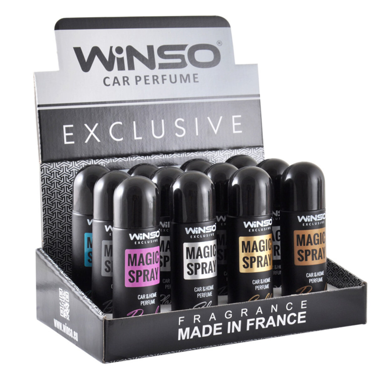 Ароматизатор Winso Magic Spray Exclusive MIX, 30мл, 12шт набір (500006) дивитися фото №2