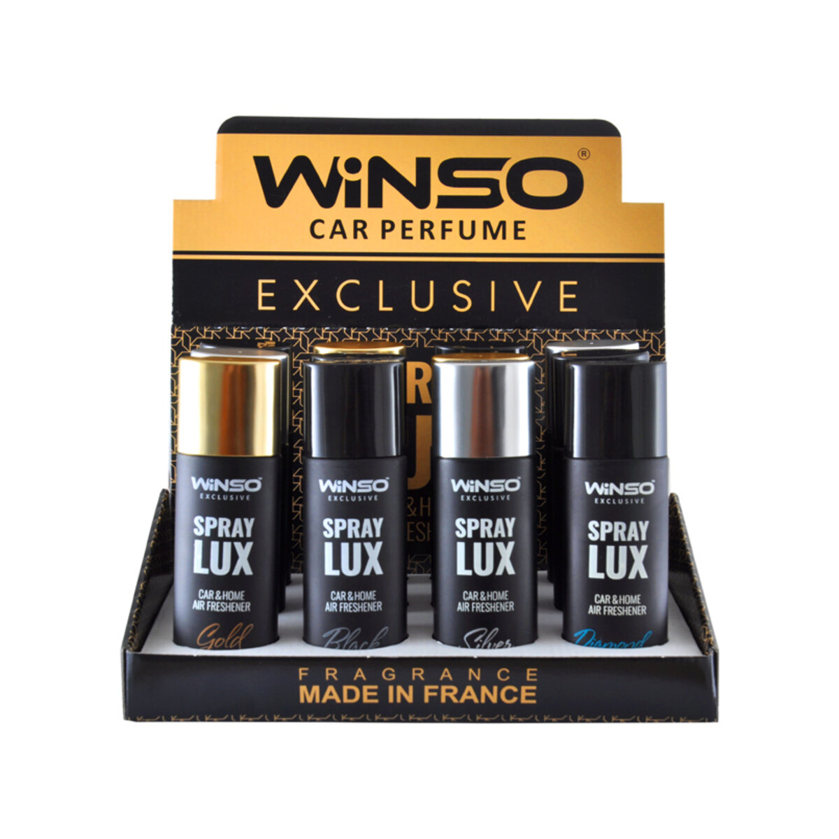 Ароматизатор Winso Spray Lux Exclusive MIX, 55мл, 12шт набір (500005) дивитися фото №2