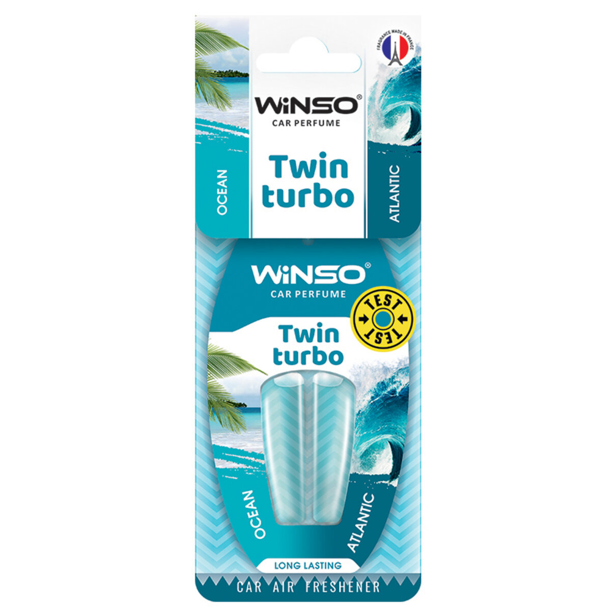 Автомобільний Ароматизатор з подвійною капсулою Winso Twin Turbo - Atlantic & Ocean (538350) | Аромат: дивитися фото №1