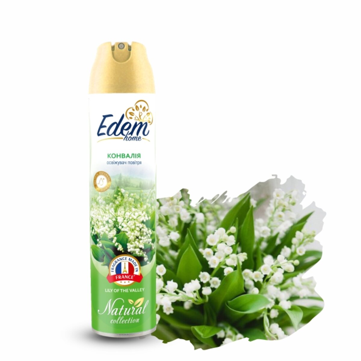 Освіжувач повітря Edem Home Конвалія, 300мл (EH550052) дивитися фото №1
