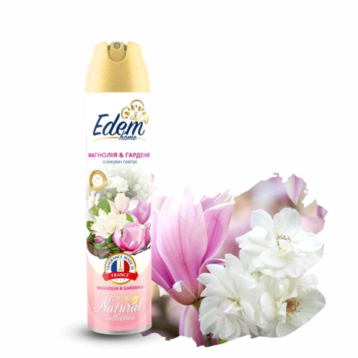 Освіжувач повітря Edem Home Магнолія та гарденія, 300мл (EH550069) дивитися фото №1