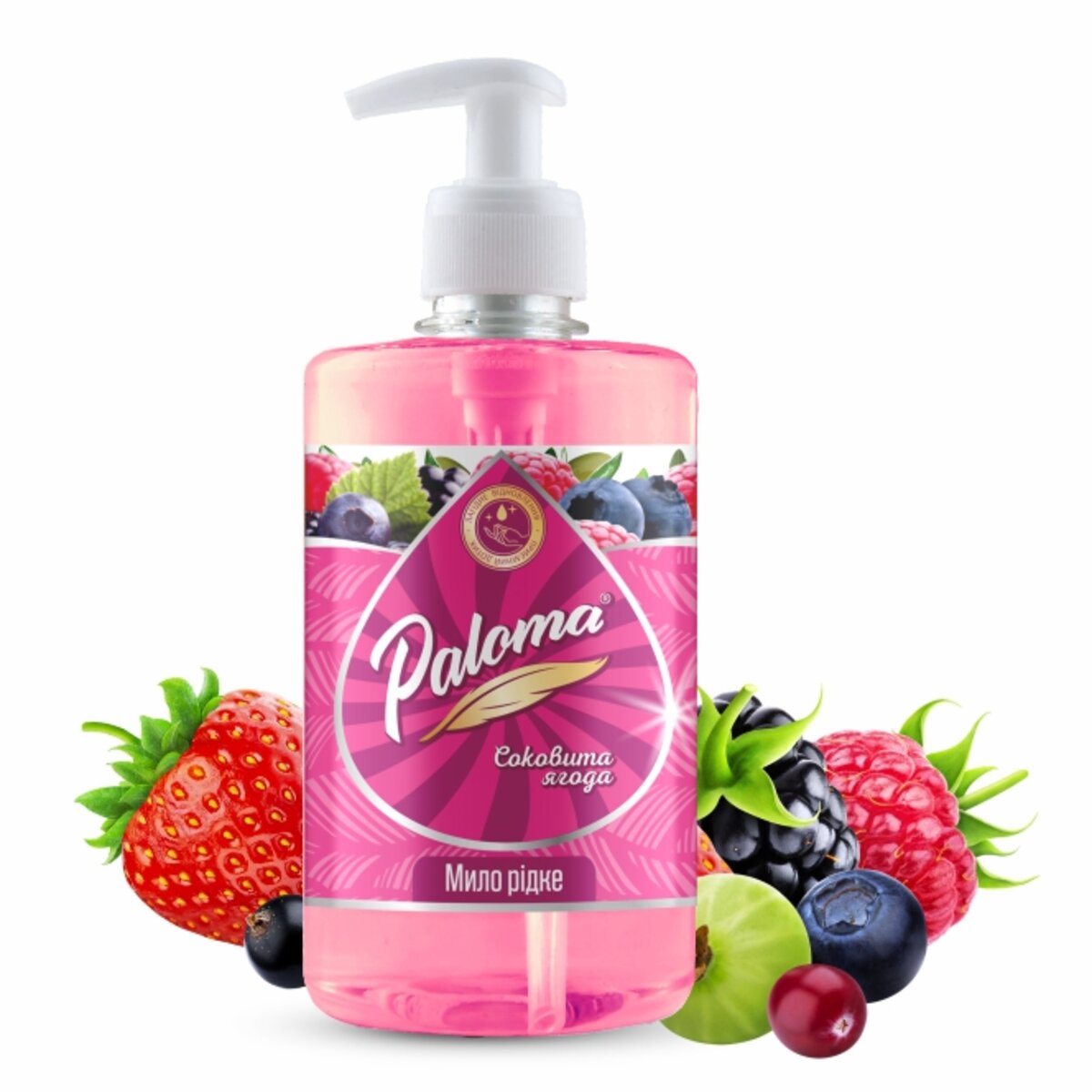 Рідке мило Paloma Соковита ягода, 500мл (PE50458) дивитися фото №1